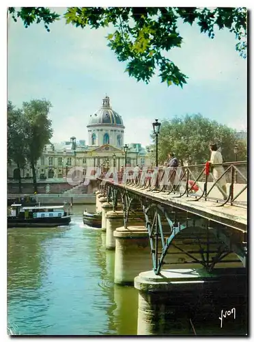 Cartes postales moderne Paris Le Pont des Arts et l'Institut