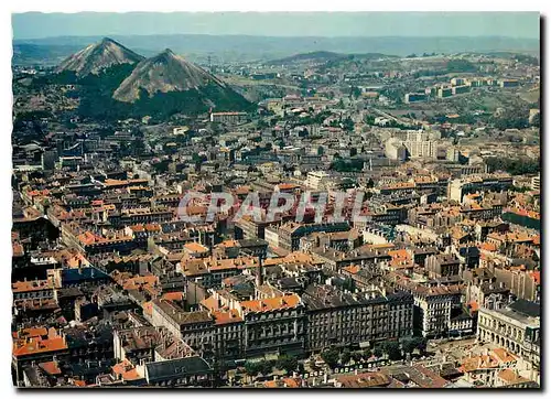 Cartes postales moderne Saint Etienne Loire Vue aerienne au fond les Crassiers