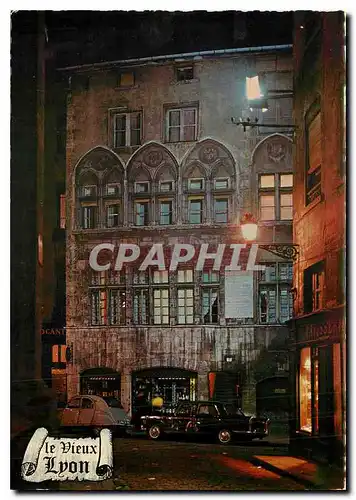 Cartes postales moderne Le Vieux Lyon Un aspect du vieux Lyon la nuit