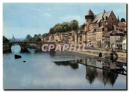 Moderne Karte Laval Mayenne La Mayenne Le Chateau ND d'Avesnieres