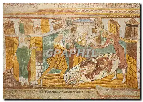 Cartes postales moderne Peinture murale de la voute de la nef de l'Eglise de Saint Savin sur Gartempe Vienne