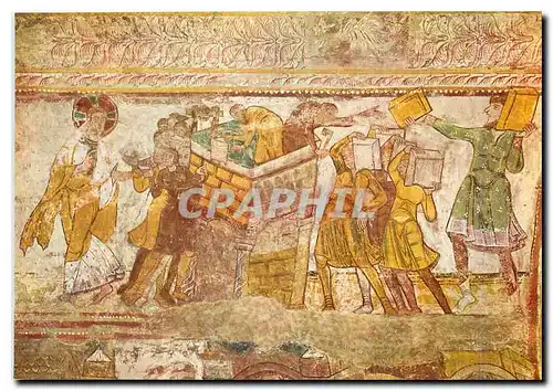 Cartes postales moderne Peinture murale de la voute de la nef de l'Eglise de Saint Savin sur Gartempe Vienne