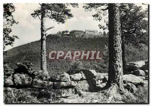 Cartes postales moderne Mont Ste Odile Alsace Le Couvent et le Mur Paien vus de l'Ouest