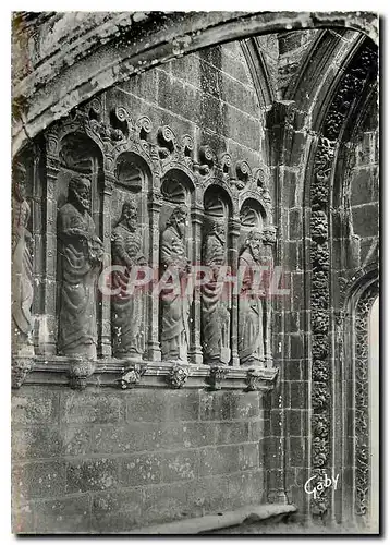 Cartes postales moderne Daoulas Finistere Interieur du Porche de l'Ancienne Eglise