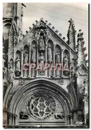 Cartes postales moderne St Pere Sous Vezelay Yonne Le Tympan de l'Eglise