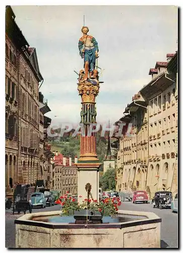 Moderne Karte Bern Gerechtigkeitsbrunnen