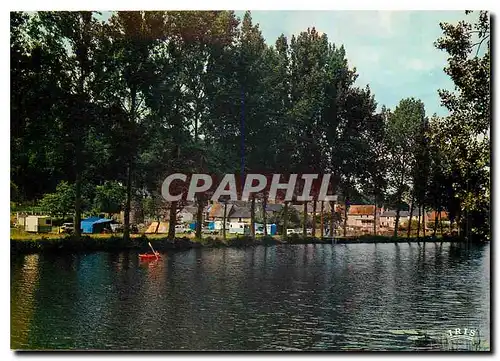 Cartes postales moderne Thury Harcourt Les bords de l'Orne et le Camping