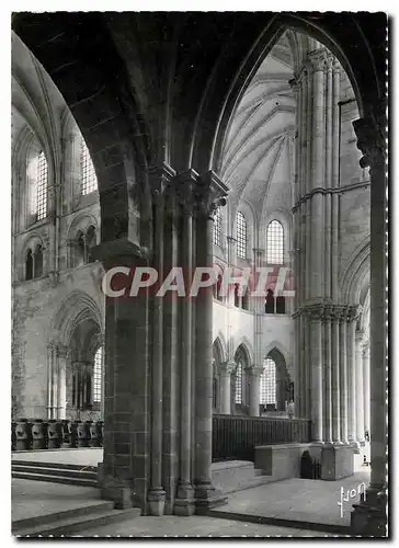 Moderne Karte Vezelay Yonne Basilique de la Madeleine Le Deambulatoire cote Sud