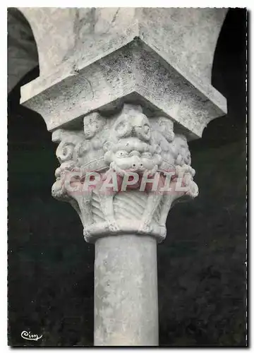Cartes postales moderne Abbaye St Michel de Cuxa Pyr Or Detail des Chapiteaux des Colonnes du Cloitre