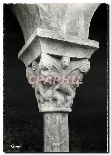 Cartes postales moderne Abbaye de St Michel de Cuxa Pyr Or Detail des Chapiteaux des Colonnes du Cloitre Colonne en Marb
