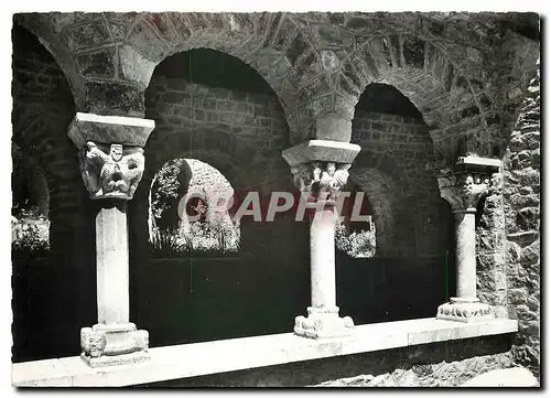 Cartes postales moderne Abbaye de St Martin du Canigou Le Cloitre