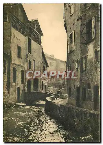 Moderne Karte Figeac en Quercy La Venise pauvre La Rue du Canal