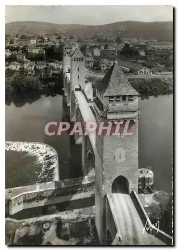 Cartes postales moderne Cahors Lot Le pont Valentre et le Lot