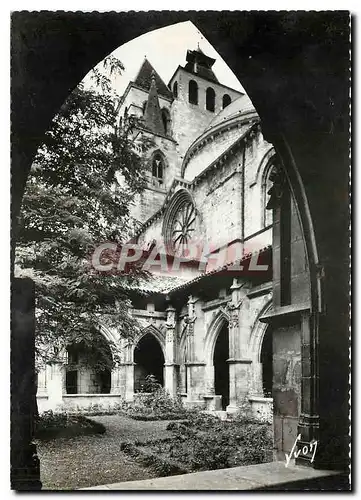 Moderne Karte Cahors Lot La Cathedrale vue d'une galerie du cloitre