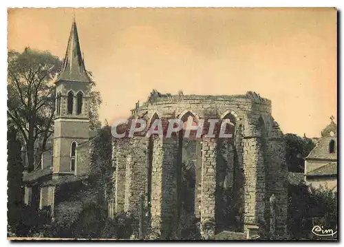 Moderne Karte Cahors Lot Ruines de l'Eglise des Jacobins