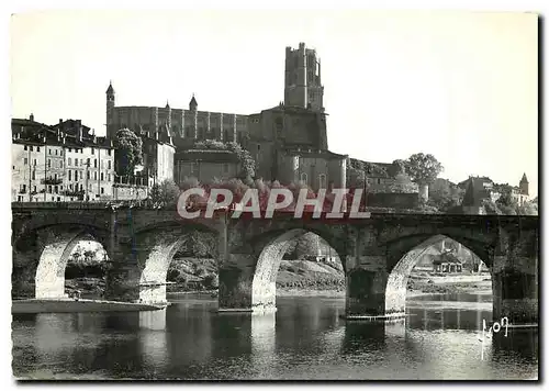 Cartes postales moderne Albi Tarn Le Pont Vieux et la Cathedrale Ste Cecile