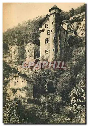 Moderne Karte Vallee du Lot Larroque Toirac Le Chateau