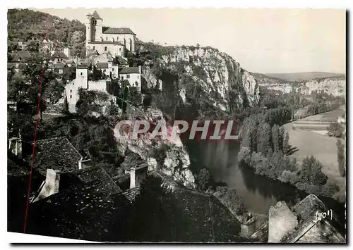 Cartes postales moderne Vallee du Lot Saint Cirq Lapopie Lot
