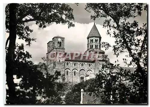 Moderne Karte Eglise de Saint Nectaire magnifique exemple de l'art roman auvergnat