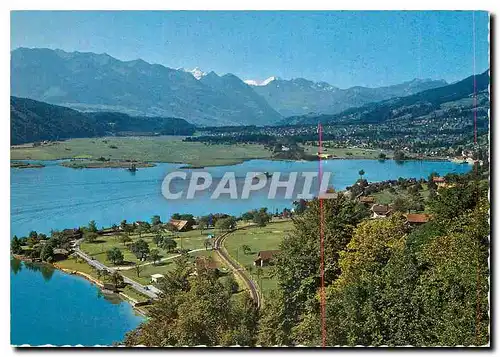 Moderne Karte Alpnachstad mit Berner Alpen