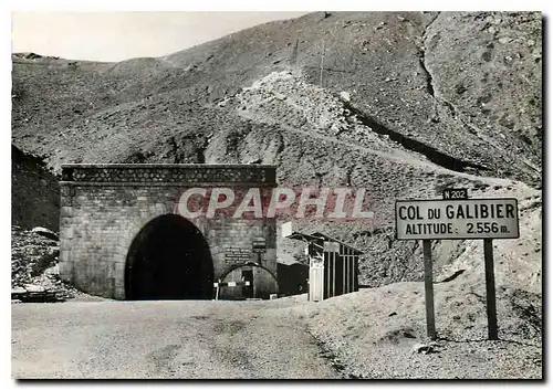 Moderne Karte Valloire Savoie Tunnel du Galibier