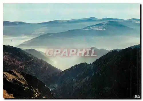 Moderne Karte Les Hautes Vosges Massif du Hohneck au lever du jour