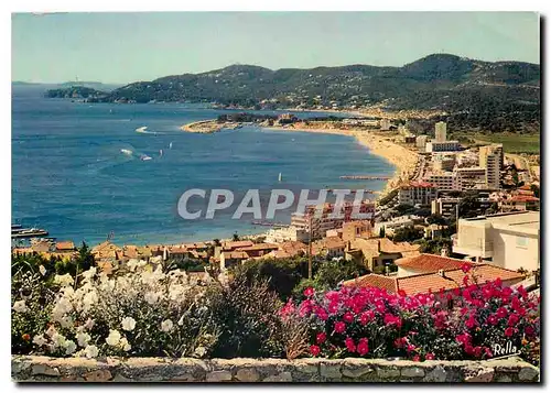 Moderne Karte La Cote d'Azur Varoise Le Lavandou Var Vue generale sur le Lavandou la Pointe du Gouron