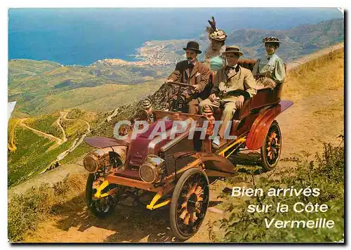 Cartes postales moderne Bien arrives sur la Cote Vermeille Automobile