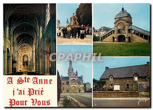 Cartes postales moderne Sainte Anne d'Auray Interieur de la Basilique