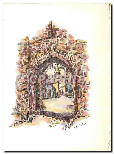 Cartes postales moderne Riquewihr Haut Rhin Vieille porte du Dolder
