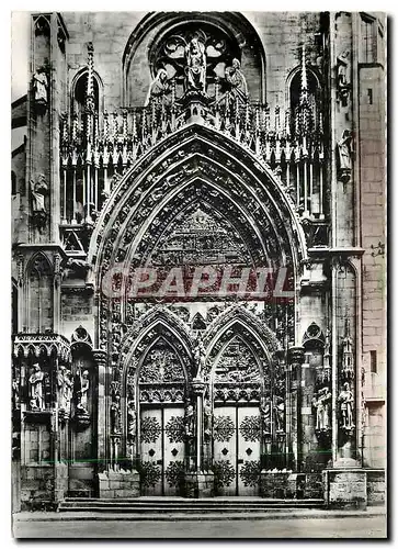 Cartes postales moderne Thann Ht Rhin Portail principal de la cathedrale Saint Thiebaut