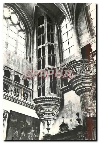 Cartes postales moderne Chaumont Basilique St Jean Baptiste Escalier et galeries du transept sud