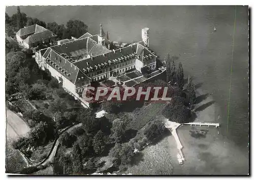 Moderne Karte L'Abbaye d'Hautecombe Savoie sur les bords du Lac du Bourget