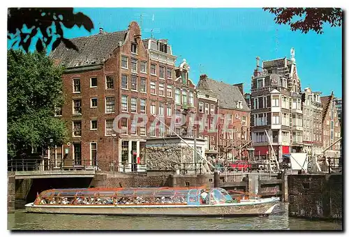 Moderne Karte Amsterdam Holland Haarlemmersluizen Les ecluses dites