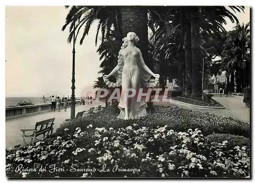 Moderne Karte Riviera dei Fiori Sanremo La Primavera