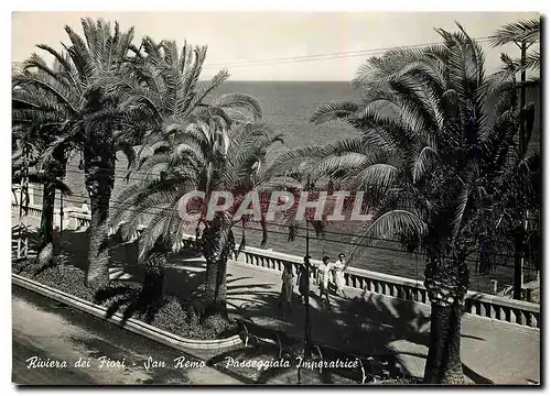 Cartes postales moderne Riviera dei Fiori San Remo Passeggiata Imperatrice