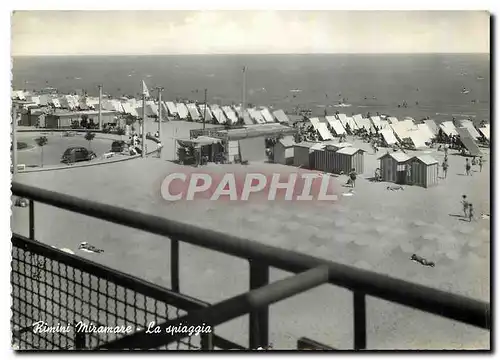 Moderne Karte Rimini Miramare La Spiaggia