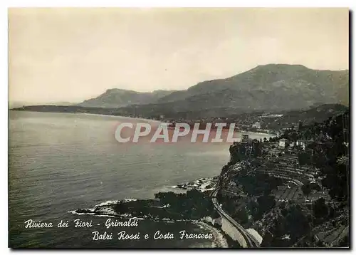 Cartes postales moderne Riviera dei fiori Grimaldi Balzi Rossi e Costa Francese