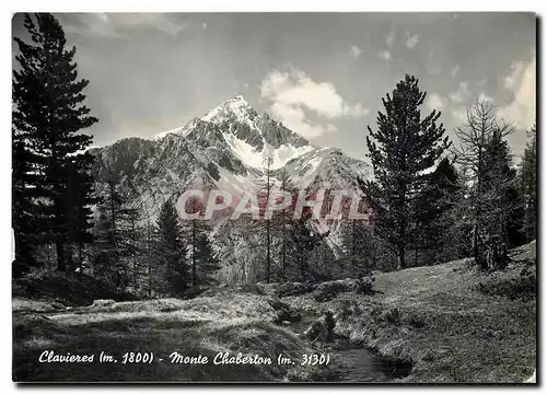 Cartes postales moderne Clavieres Monte Chaberton