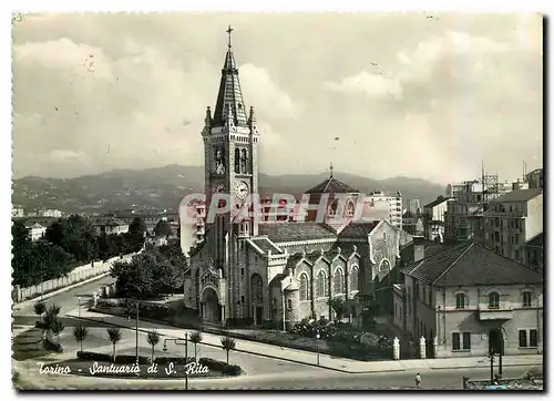 Moderne Karte Torino Santuario di S Rita