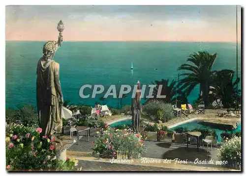 Cartes postales moderne Riviera dei Fiori Sanremo L'Oasis de Paix die Frieden Oasis