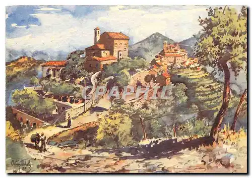 Cartes postales moderne Perinaldo L'ancien monastere qui domine les riantes Vallees