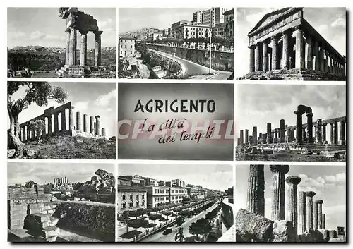 Moderne Karte Agrigento La Citta dei Templi