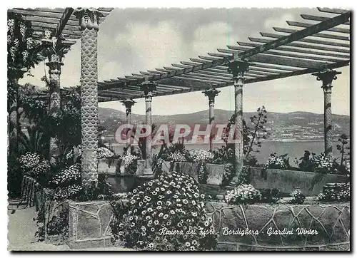 Cartes postales moderne Riviera dei Fiori Bordighera Giardini Winter