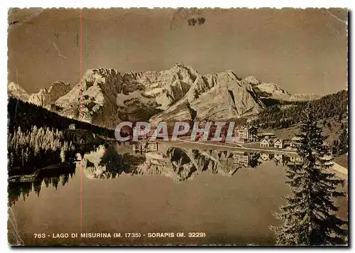 Cartes postales moderne Lago di Misurina Sorapis