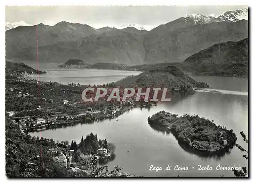 Cartes postales moderne Lago di Como Isolo Comacina