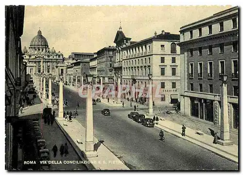 Cartes postales moderne Roma Via Della Conciliazione ES pietro