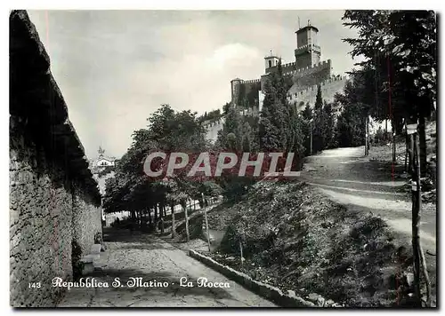 Moderne Karte Repubblica S Marino La Rocca