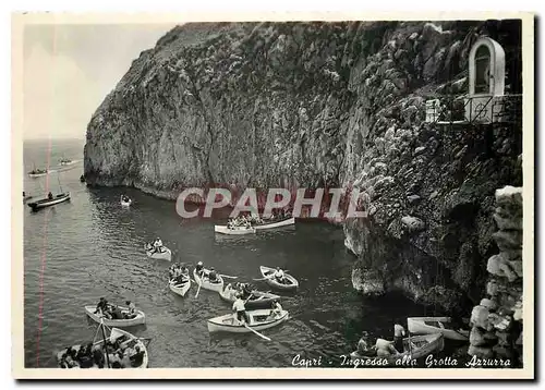 Cartes postales moderne Capri Ingresso alla grotta Azzurra