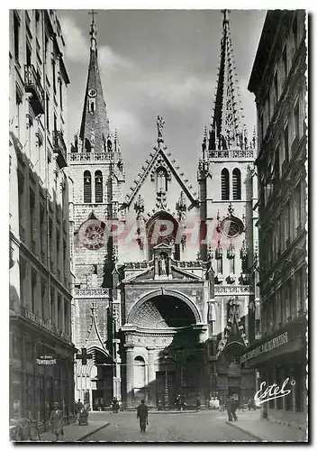 Moderne Karte Lyon Eglise Saint Nizier